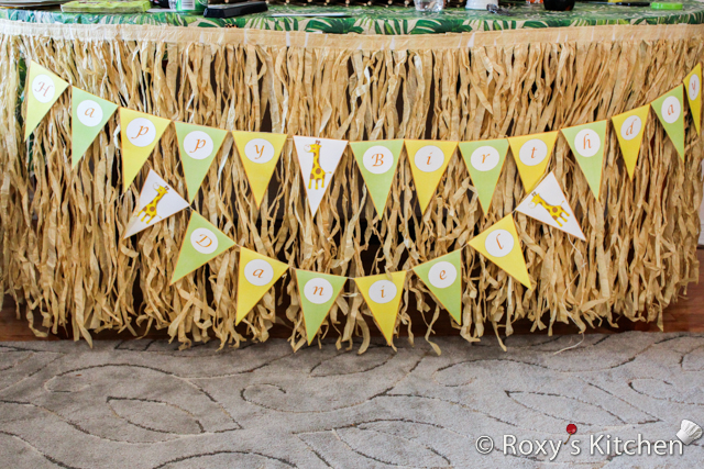 Safari / Jungle Themed First Birthday Party Part III - DIY ...