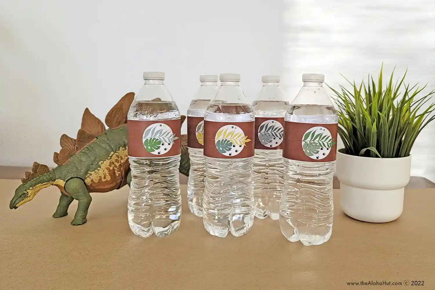free printable jurassic world water bottle labels