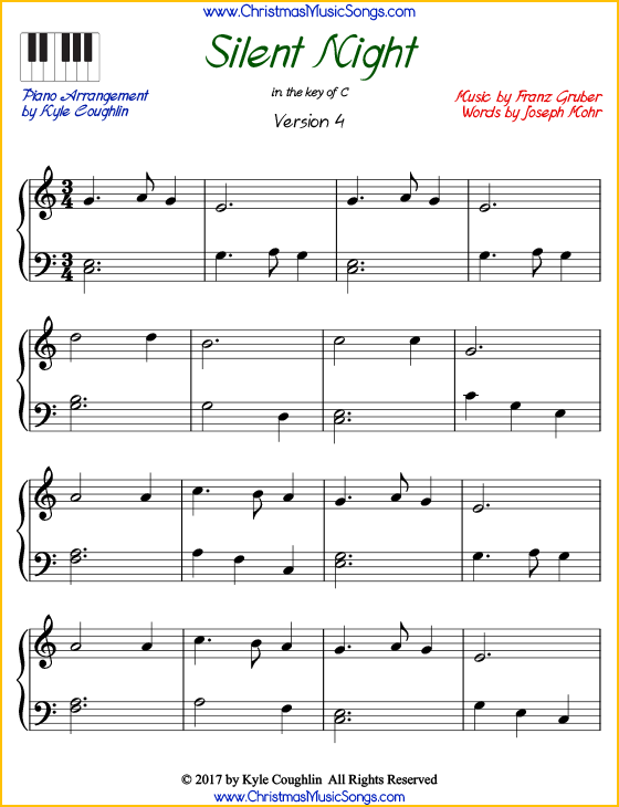 free printable keyboard music