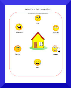 Divorce Worksheets for Kids