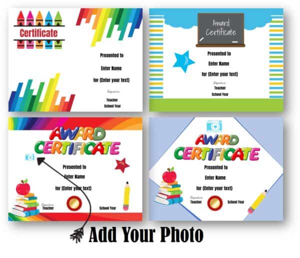 free printable kindergarten awards
