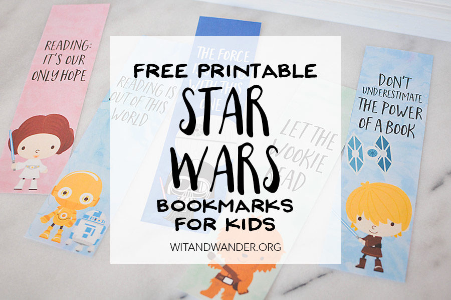 Star Wars Bookmarks - Free Printables for Kids - Our Handcrafted Life