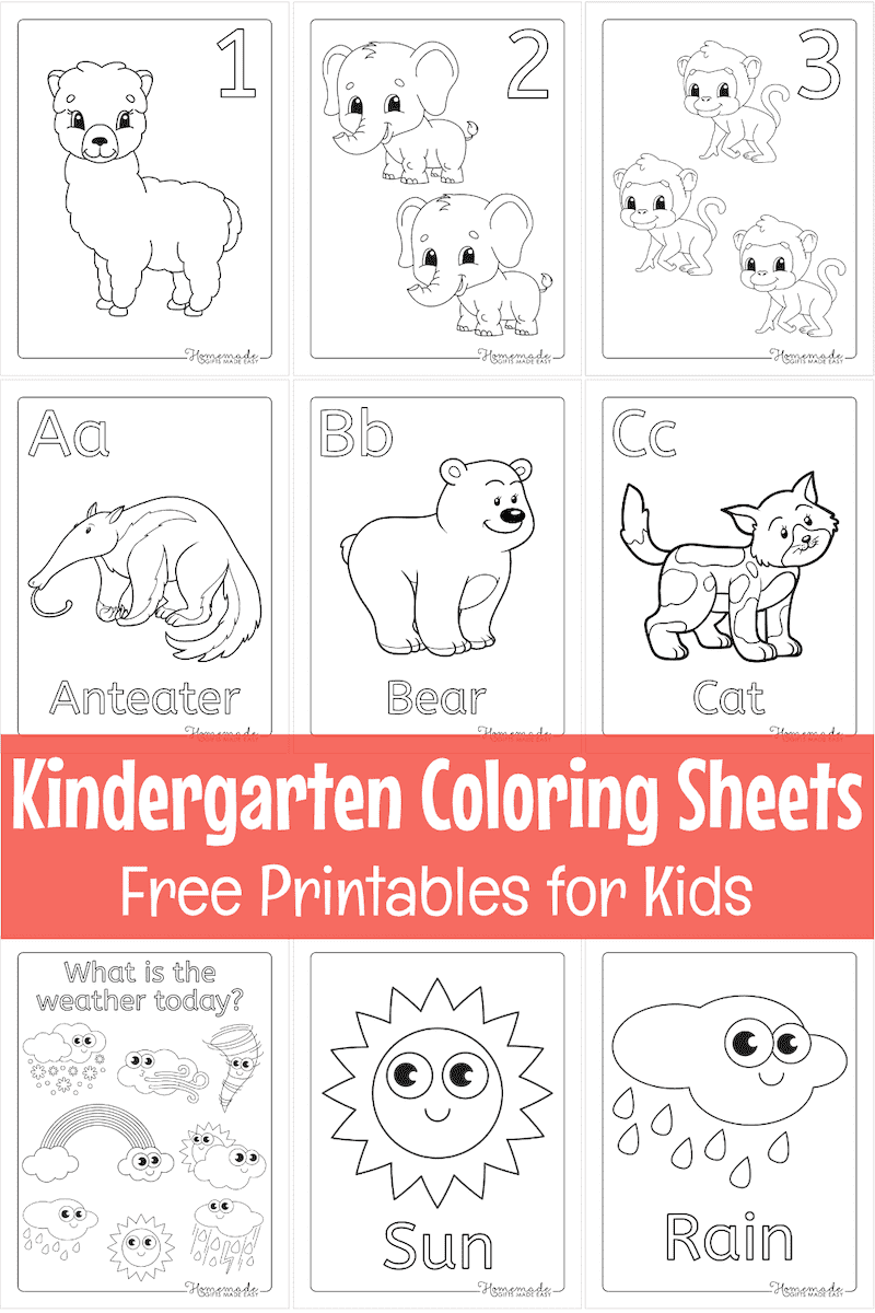 Preschool Coloring Pages - Free Printable Worksheets | Skip To My Lou ...