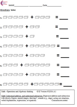 free printable kindergarten common core math worksheets