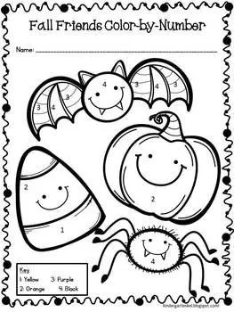 free printable kindergarten halloween worksheets