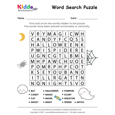 free printable kindergarten word search worksheets
