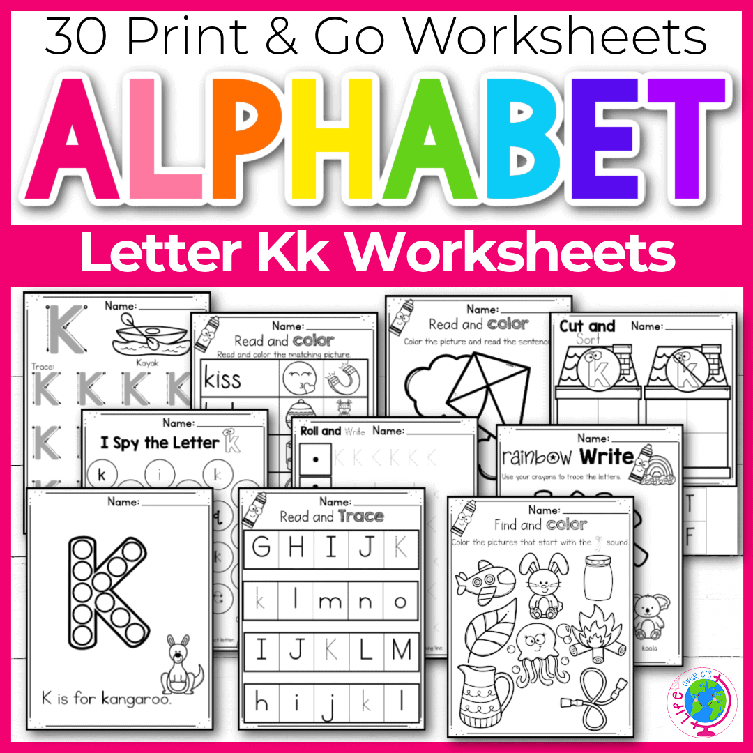 free printable kindergarten worksheet letter