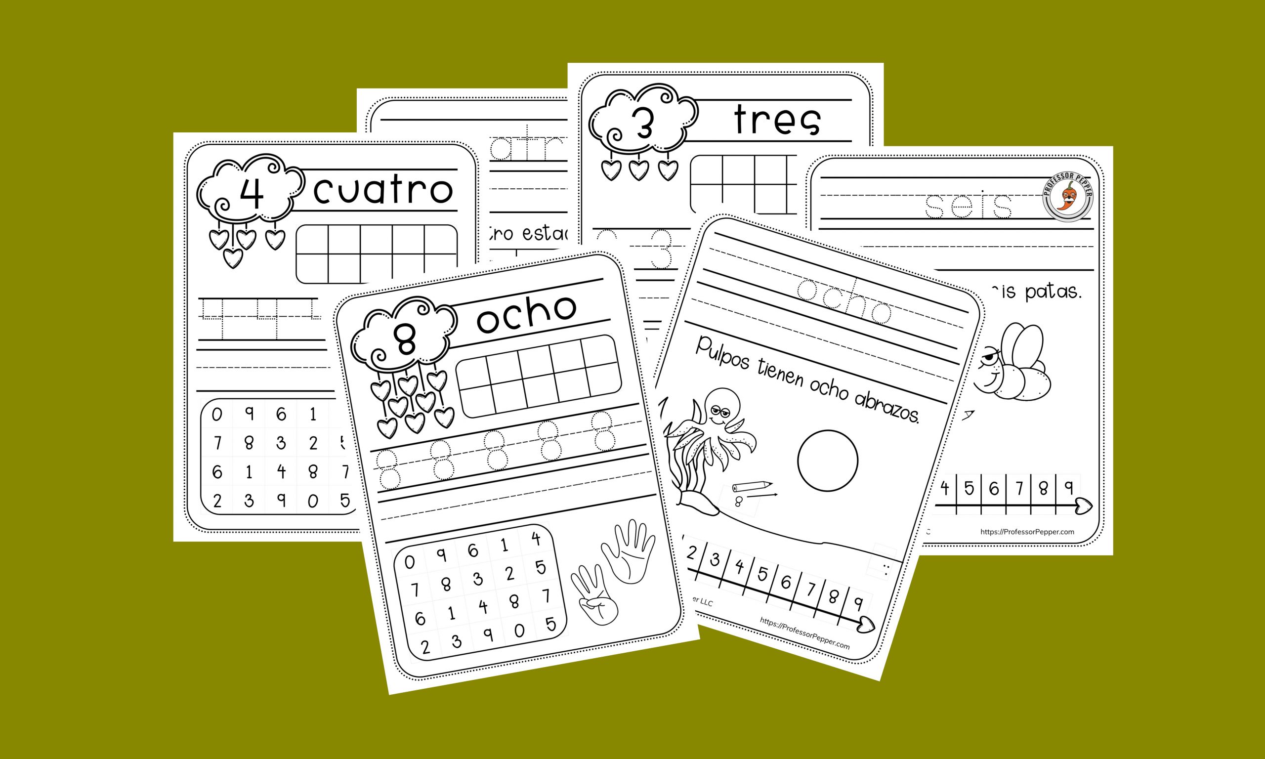 free printable kindergarten worksheets in spanish