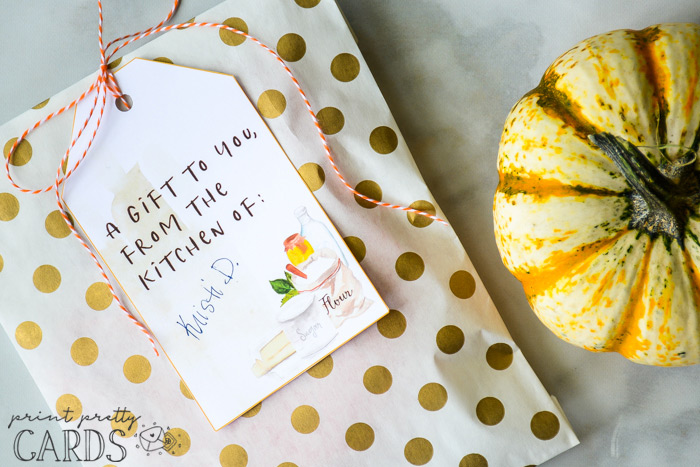 Free Printable Gift Tags for Food Gifts | Print Pretty Cards
