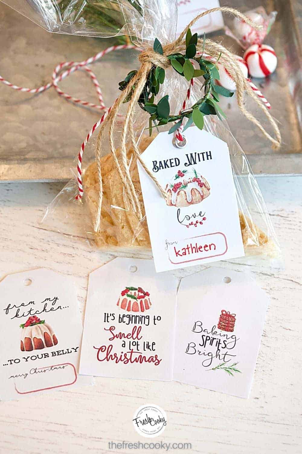 The Cutest {FREE} Christmas Tags for your DIY Gifts • The Fresh Cooky