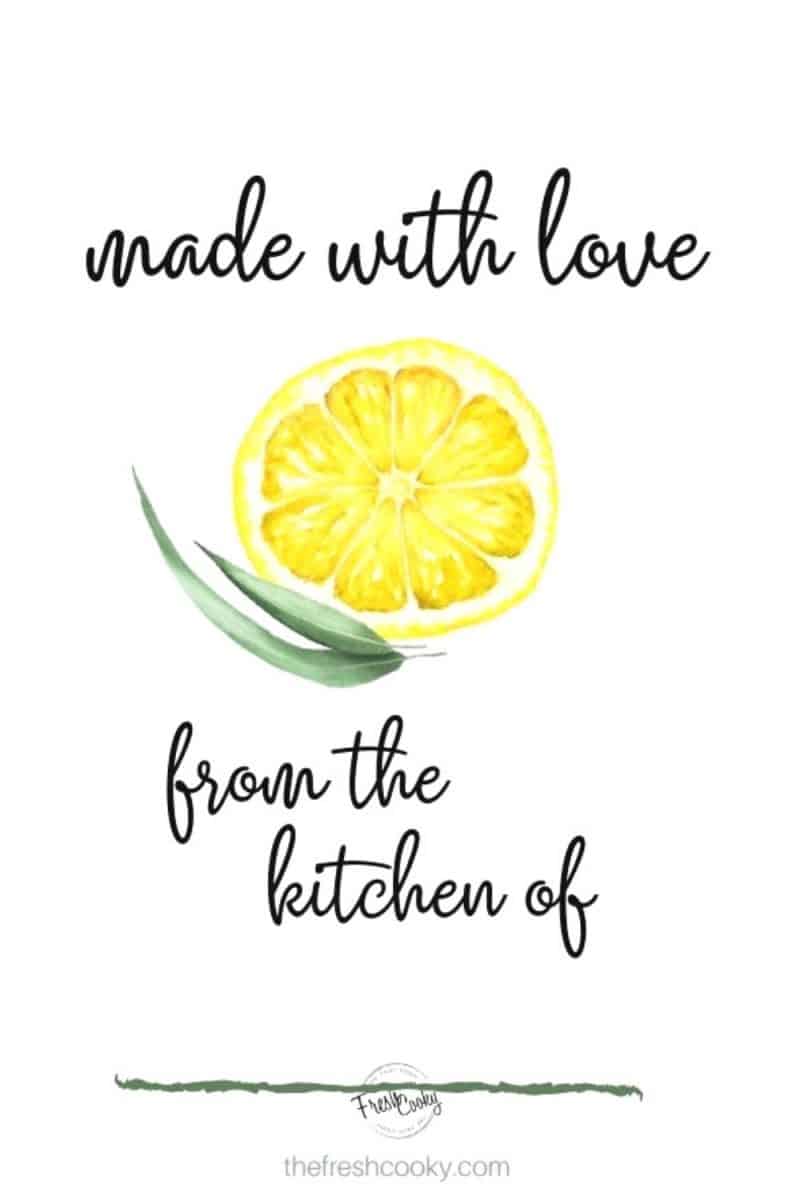 Free Printable Christmas Food Gift Tags