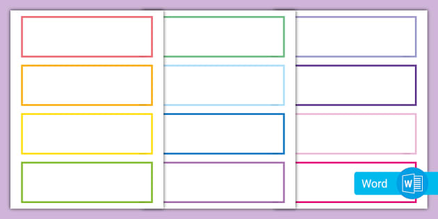 free printable labels for classroom