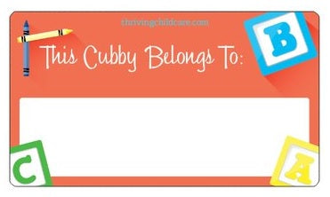 free printable labels for daycare