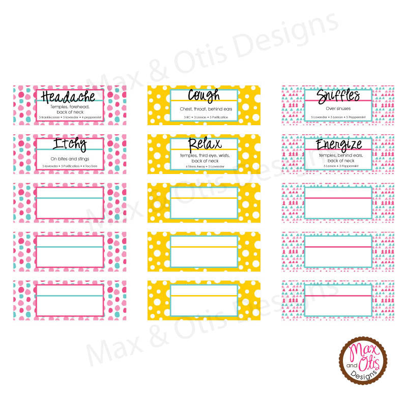 5ml 10ml Oil Bottle Labels - Design Free Online | SheetLabels.com®
