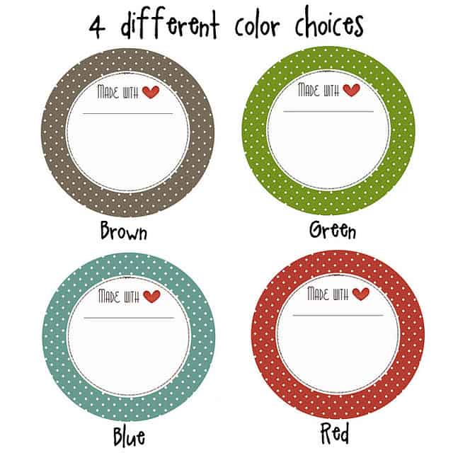 free printable labels for jelly jars