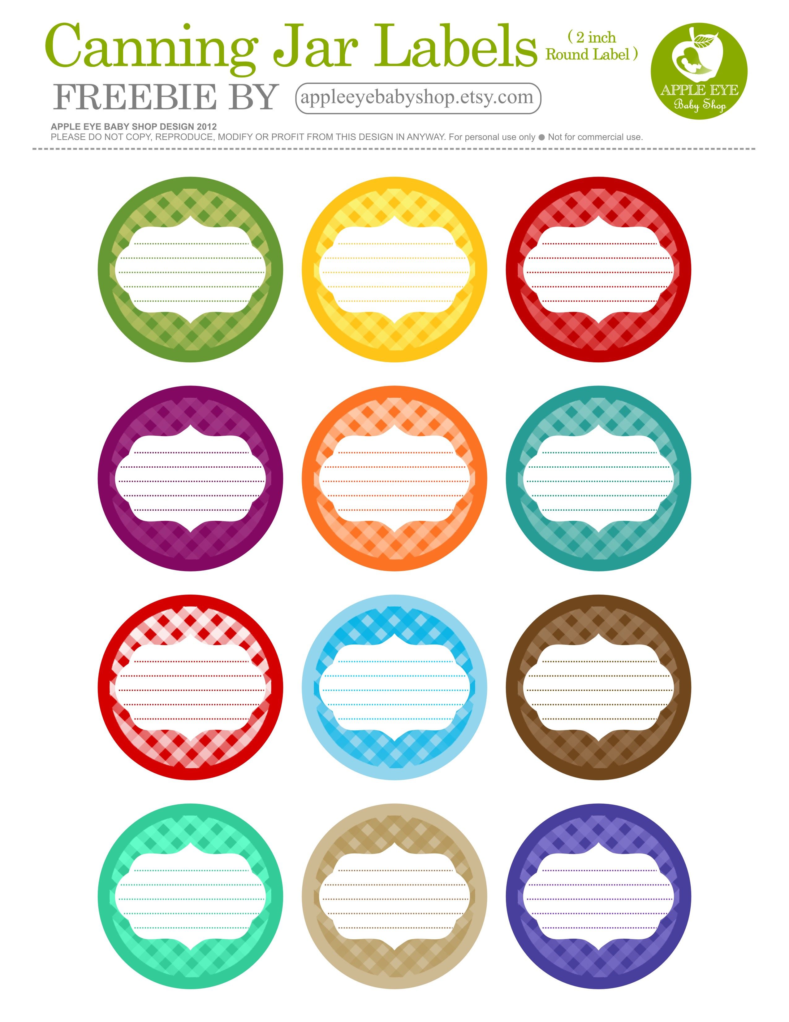 free printable labels for jelly jars