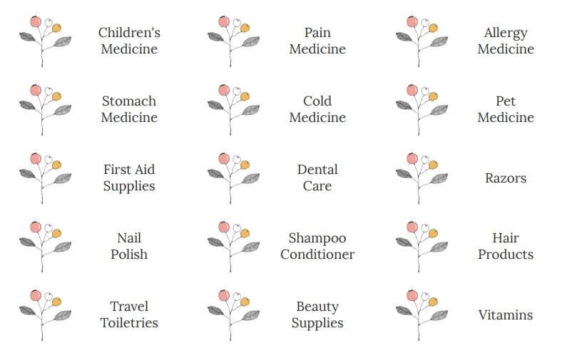 free printable labels for medicine cabinet