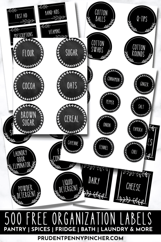 free printable labels for medicine cabinet