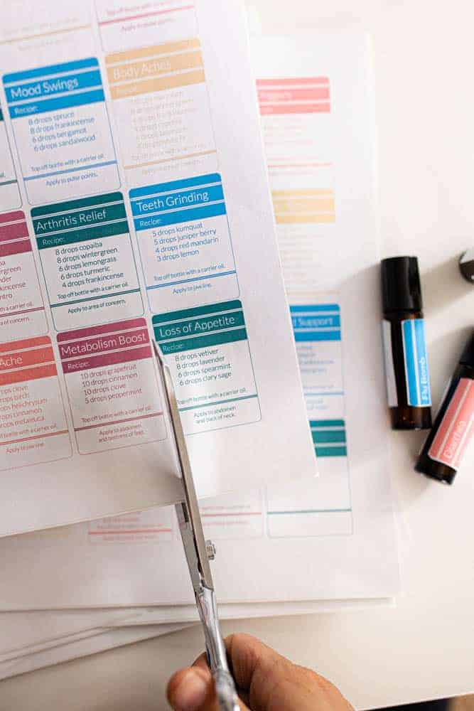 100 Essential Oil Roller Bottle Printable Labels - Our Oily House