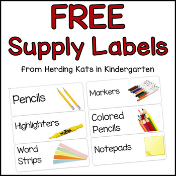 free printable labels for school supplies