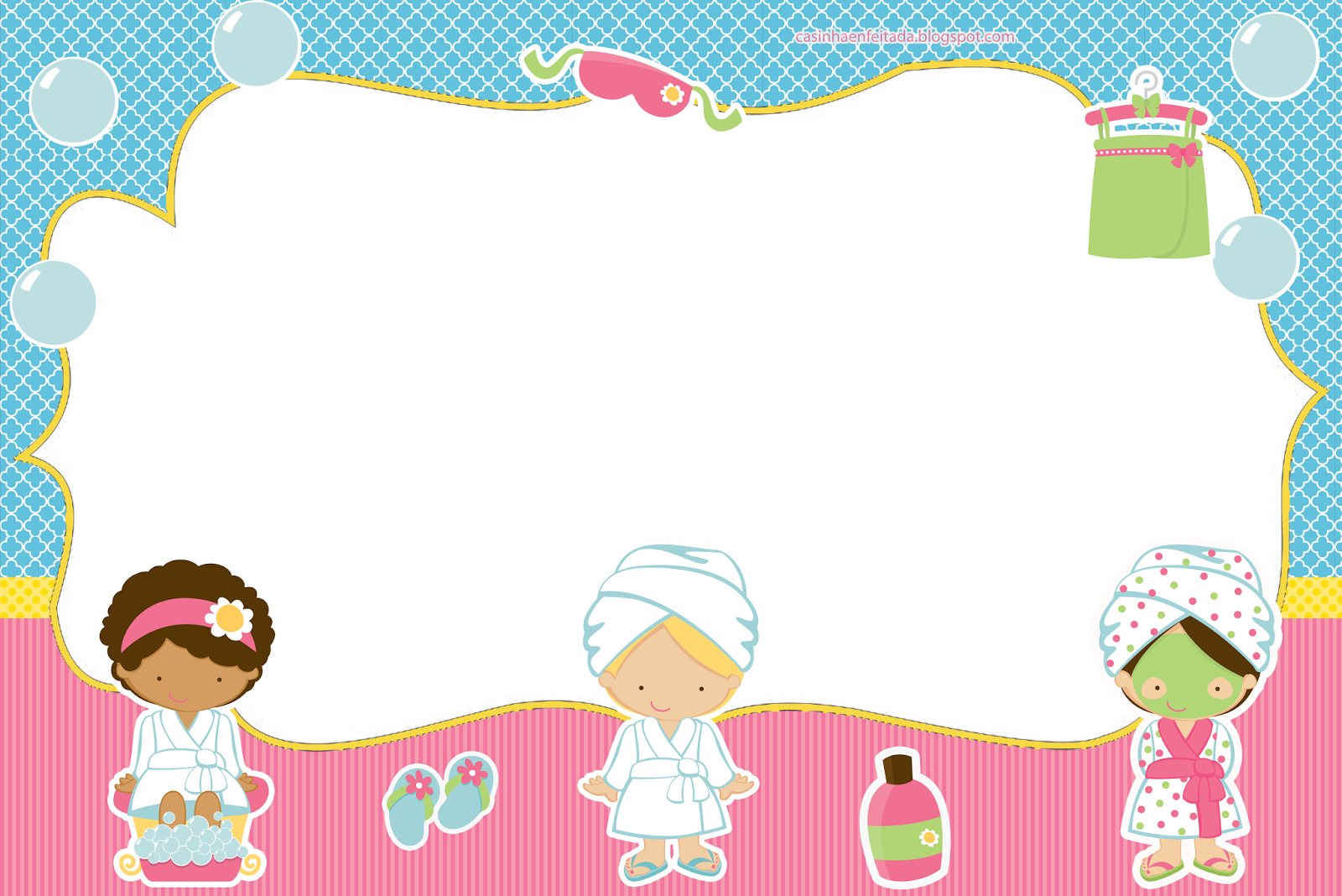 free printable labels for spa party