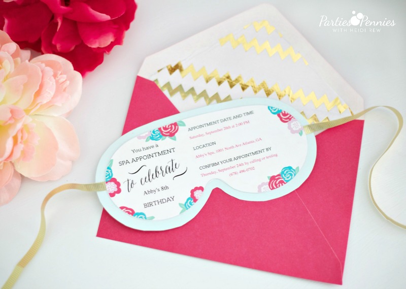 Spa Party with Printables! - Parties for Pennies