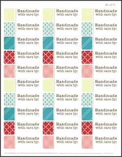 free printable labels homemade products