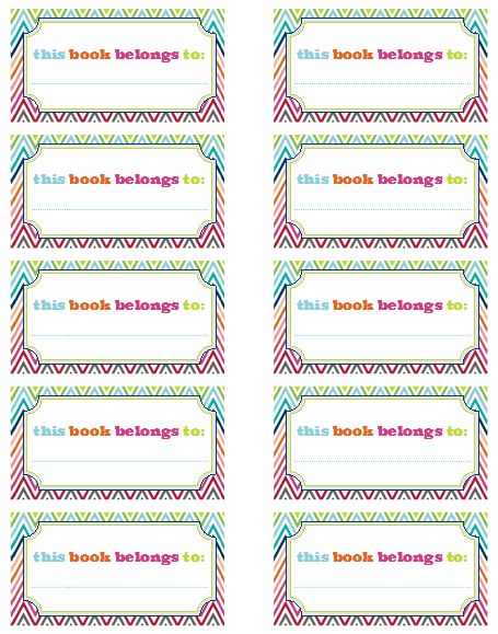 free printable labels pinterest