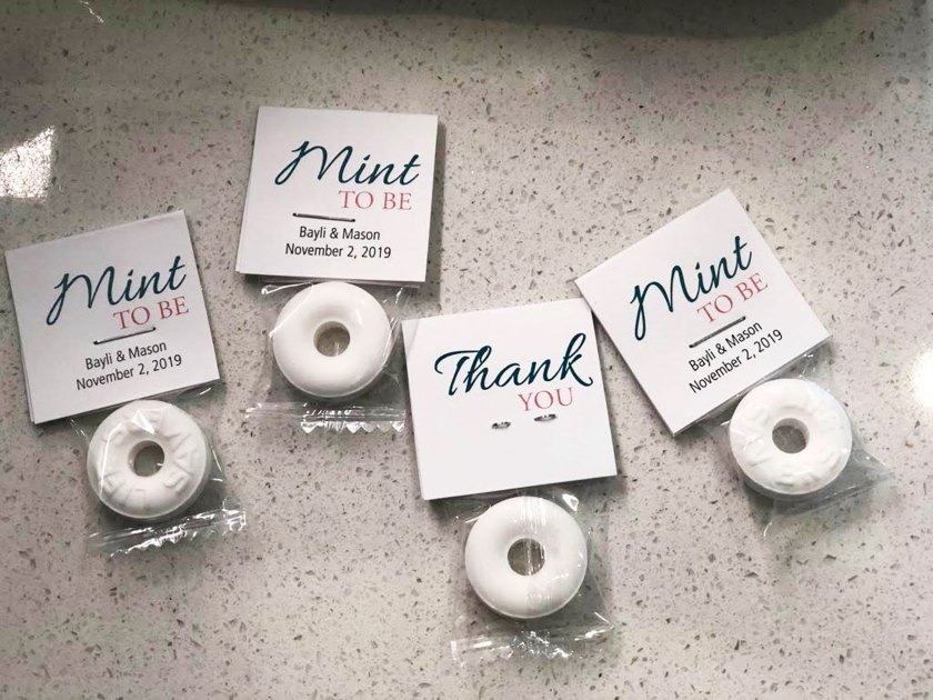 free printable labels wedding favors
