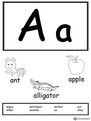 free printable large alphabet flashcards