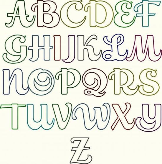 Large Fonts Alphabets - 7 Free PDF Printables | Printablee