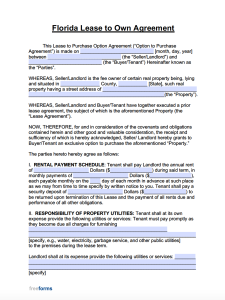 free printable lease agreement mo
