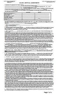 free printable lease agreement pa