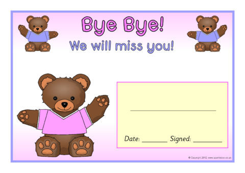 free printable leavers certificates