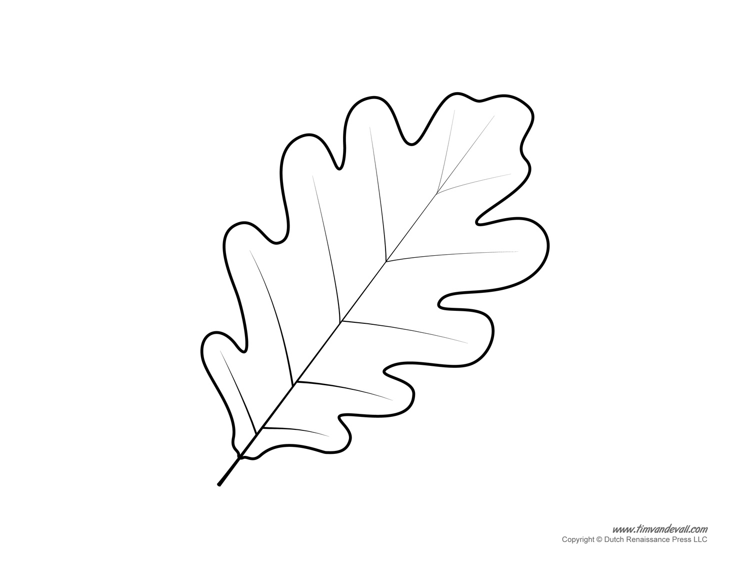 Leaf Templates &  Leaf Coloring Pages for Kids | Leaf Printables