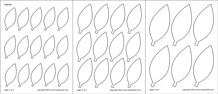 free printable leaves images