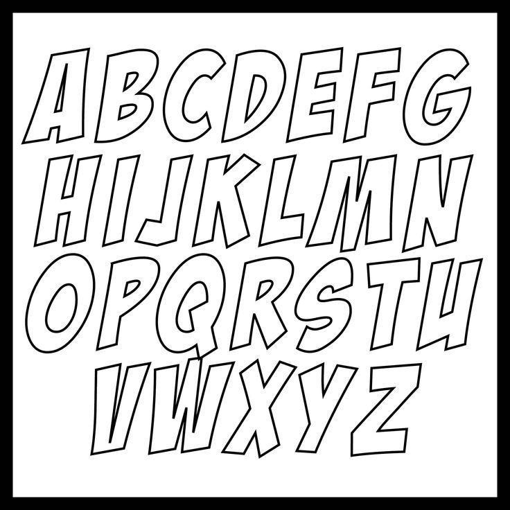free printable letter stencils different fonts