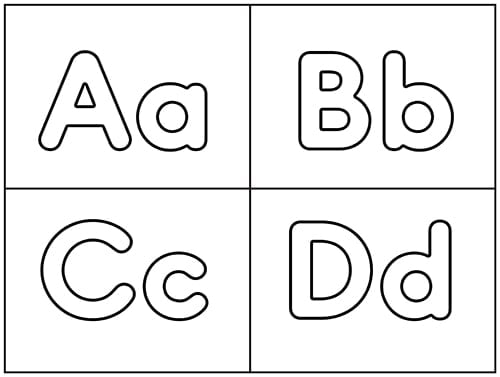 Printable Alphabet Letter Templates -Worksheets Library