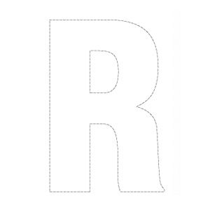 Printable Letters | Big letters, 1 character per page