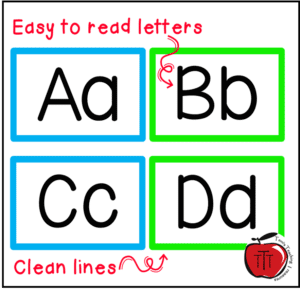 free printable letters and words