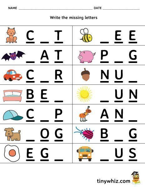 free printable letters and words