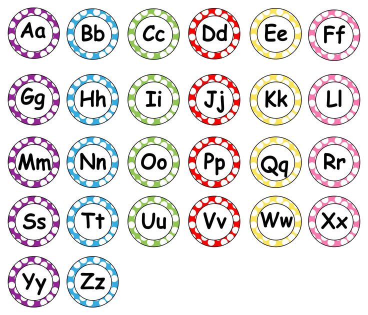 free printable letters and words