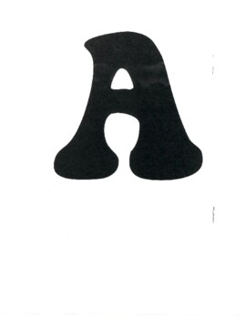 free printable letters black