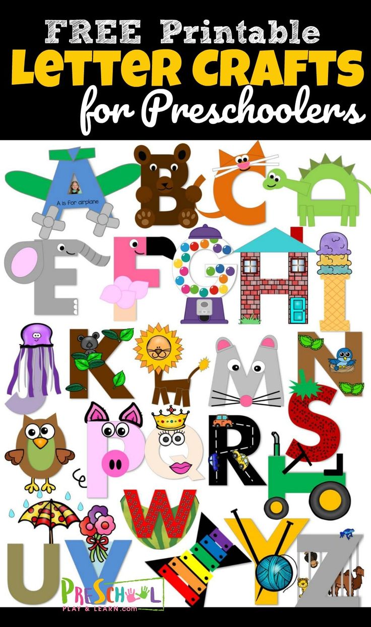 free printable letters for crafts