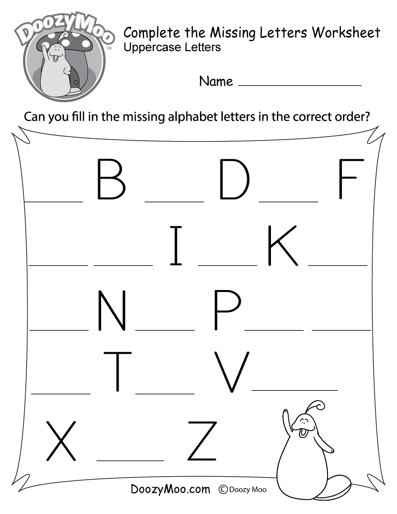 free printable letters for preschoolers