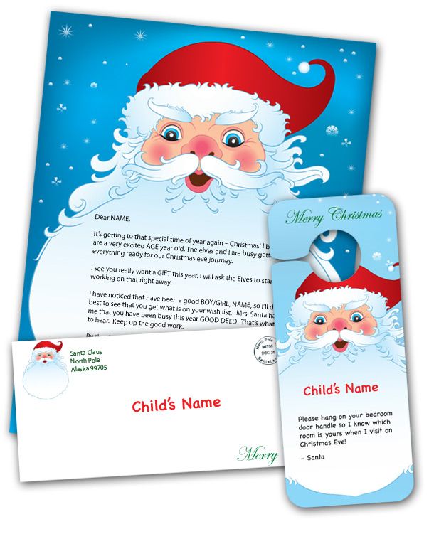 Santa Letter Example - Personalized Letters From Santa