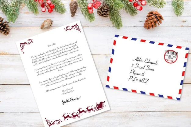 Free Printable Letter &  Envelope From Santa