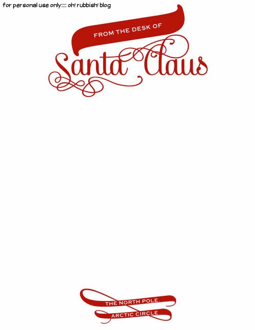 free printable letters from santa claus templates