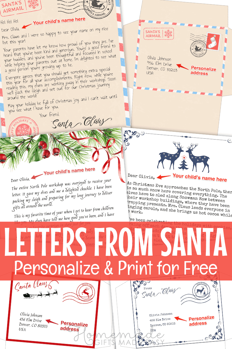 free printable letters from santa ireland