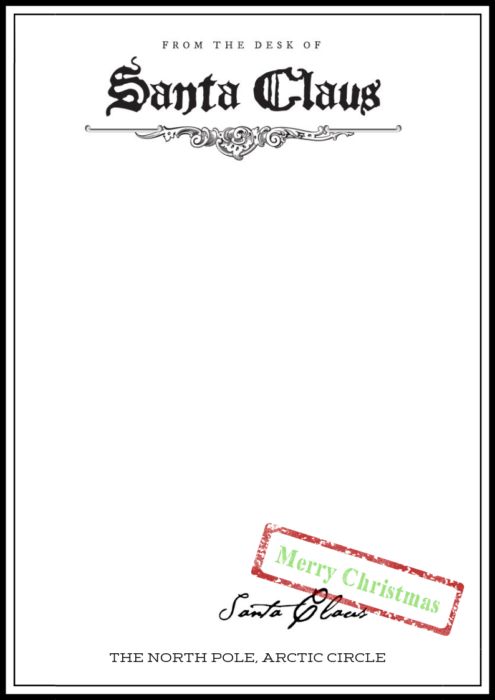 free printable letters from santa ireland